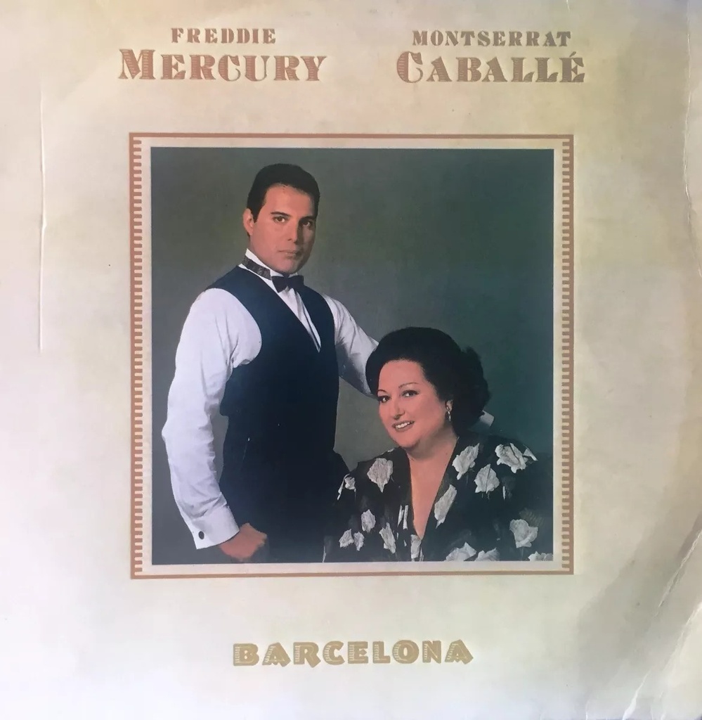 LP FREDDIE MERCURY - MONTSERRAT CABALLE - BARCELONA - POLYDOR - 1988